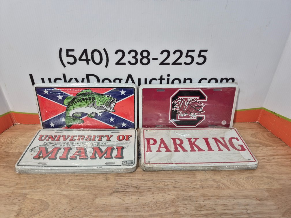 Novelty License Plates (45+/- Included)