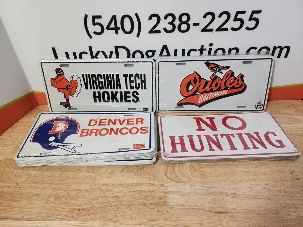 Assorted Novelty License Plates (45)+/- Included 