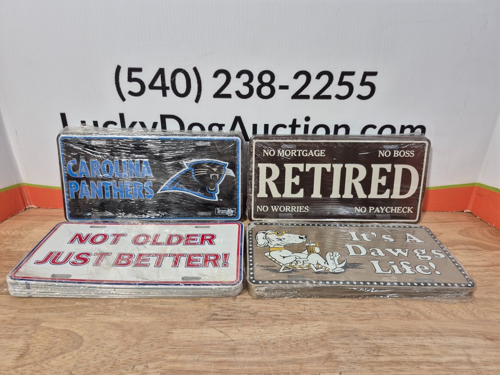 Novelty License Plates (45+/- Included)