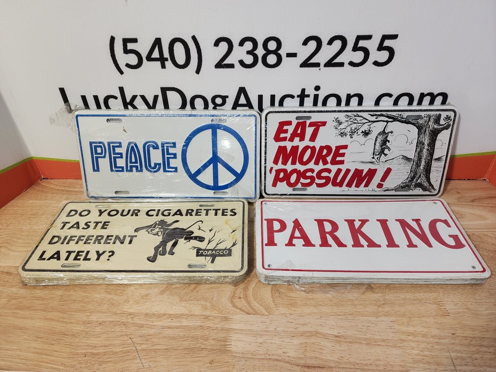 Assorted Novelty License Plates (45)+/- Included 