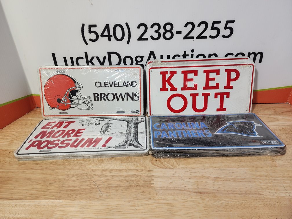 Assorted Novelty License Plates (45)+/- Included 