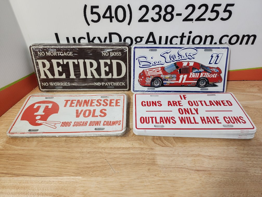 Assorted Novelty License Plates (45)+/- Included 