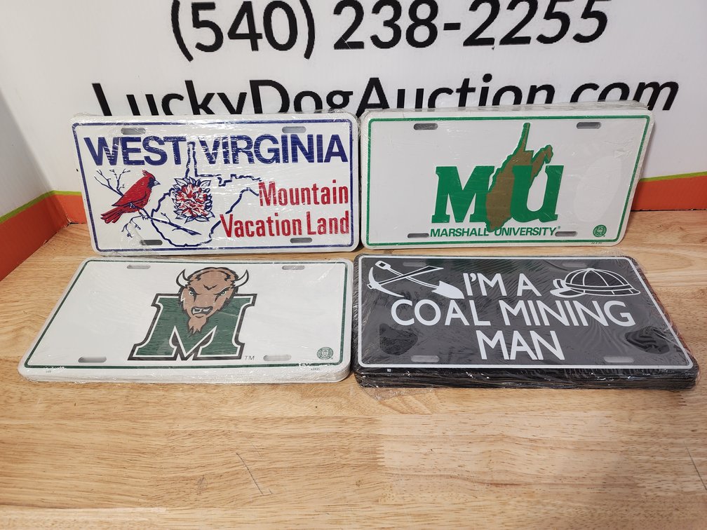 Assorted Novelty License Plates (45)+/- Included 