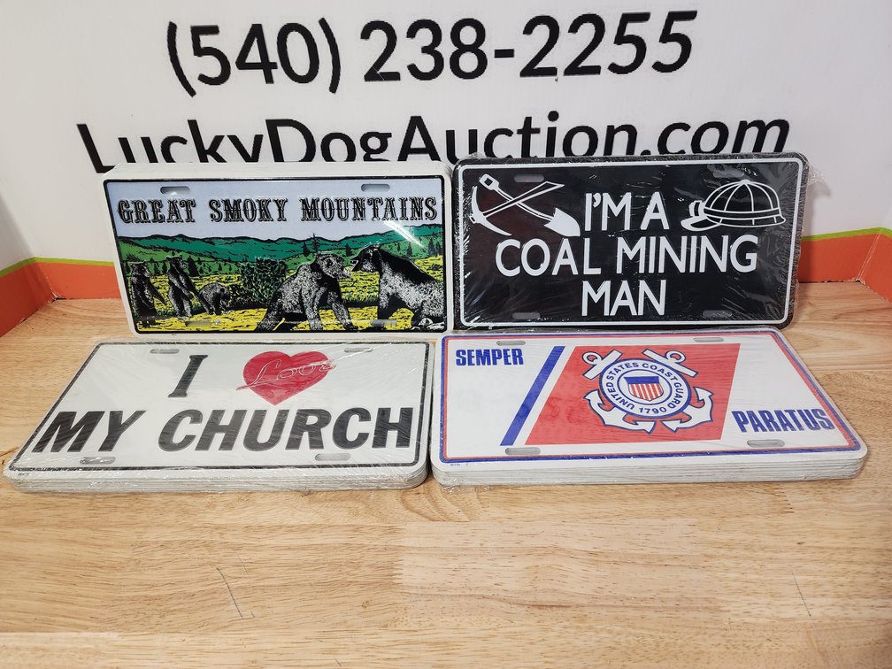 Assorted Novelty License Plates (45)+/- Included 