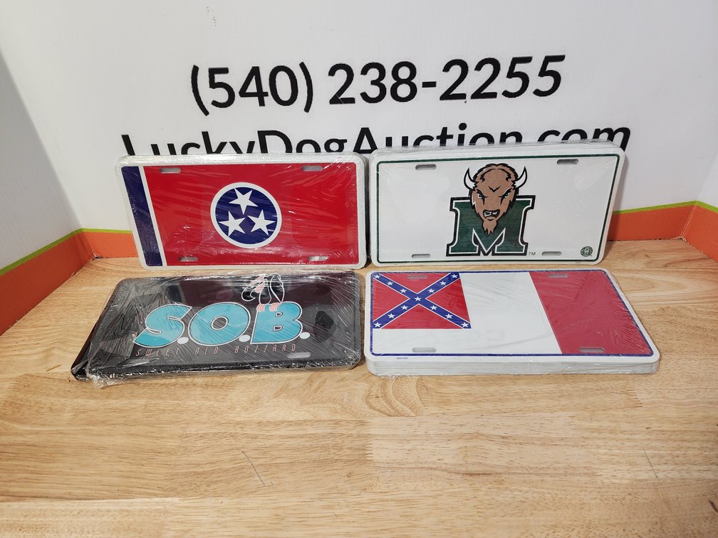 Assorted Novelty License Plates (45)+/- Included 