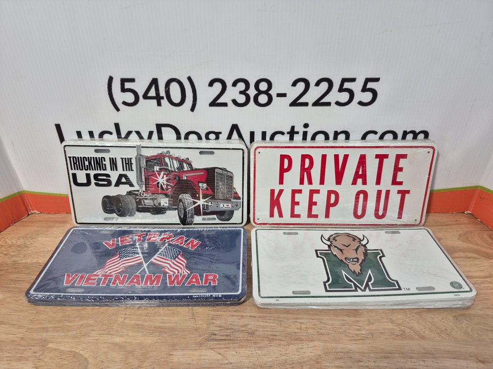Novelty License Plates (45+/- Included)