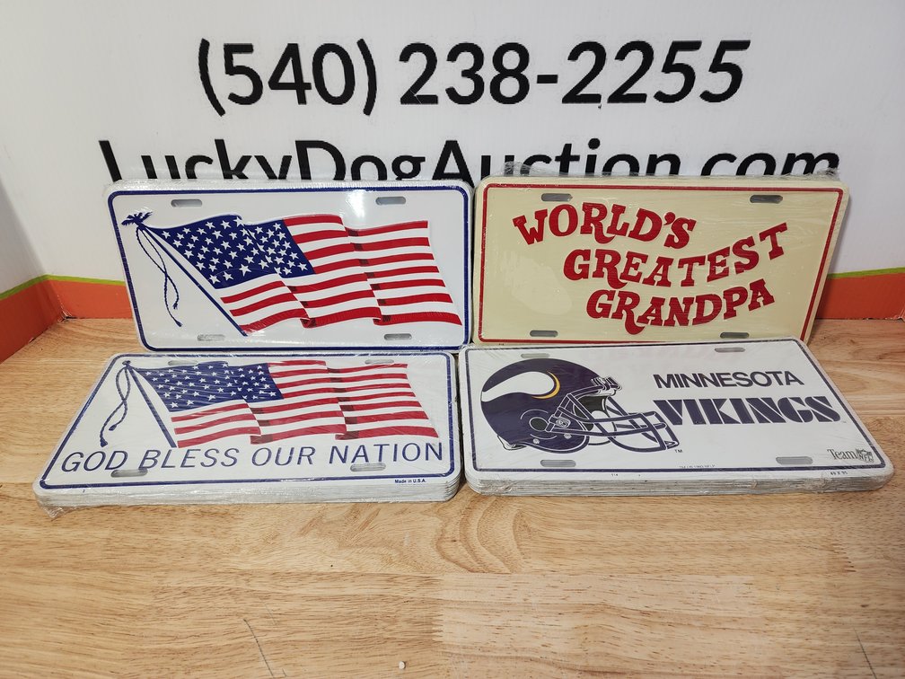 Assorted Novelty License Plates (45)+/- Included 