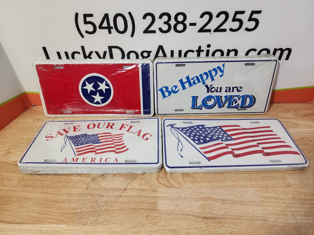 Assorted Novelty License Plates (45)+/- Included 