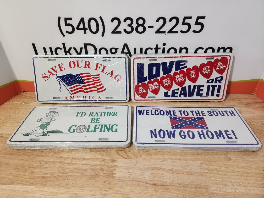 Assorted Novelty License Plates (45)+/- Included 