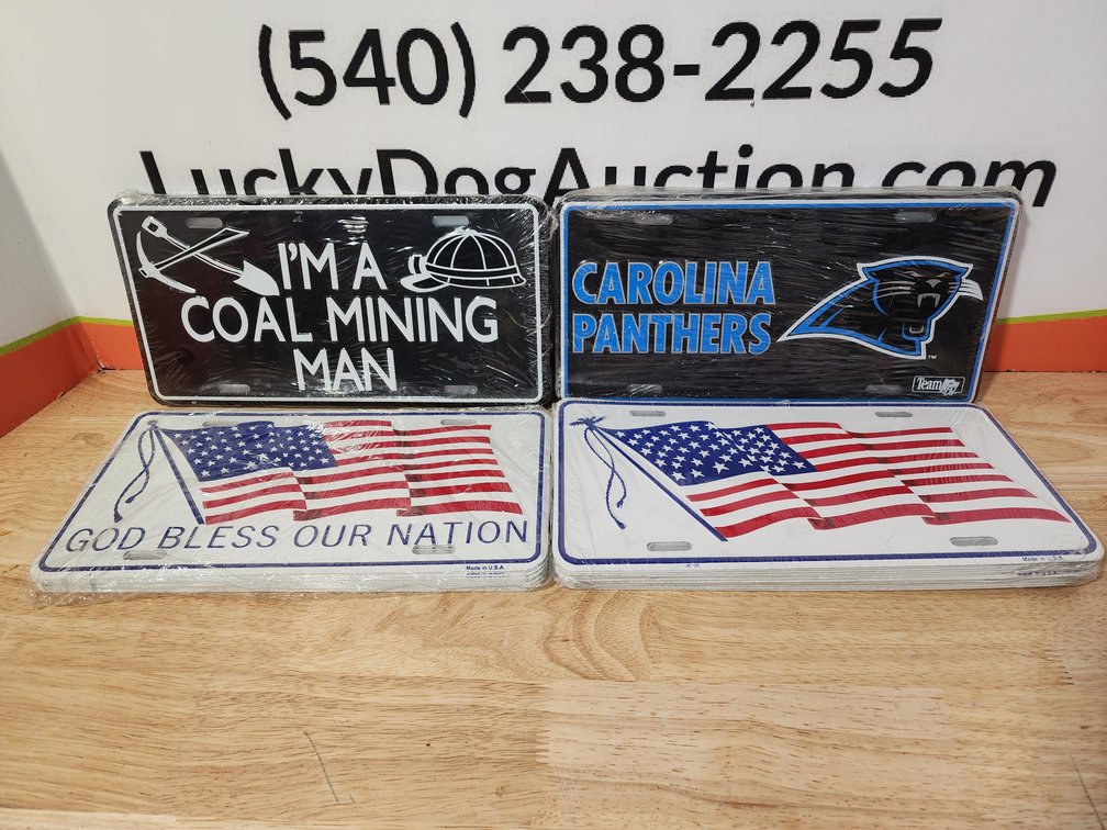 Assorted Novelty License Plates (45)+/- Included 