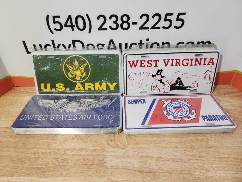 Assorted Novelty License Plates (45)+/- Included 