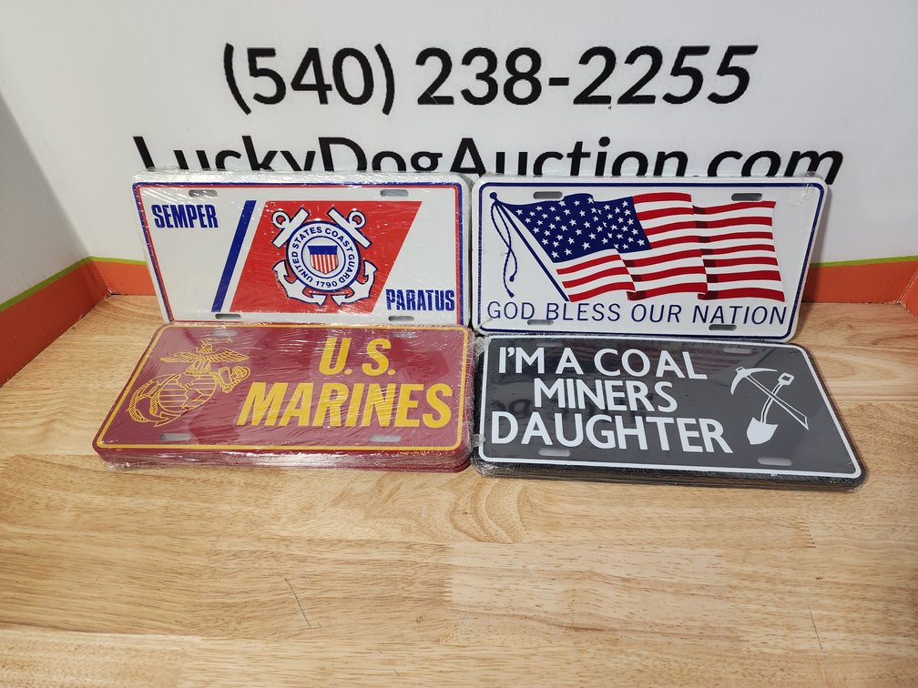Assorted Novelty License Plates (45)+/- Included 