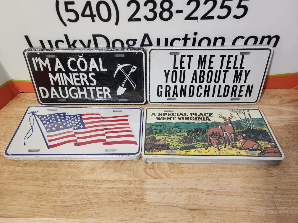 Assorted Novelty License Plates (45)+/- Included 