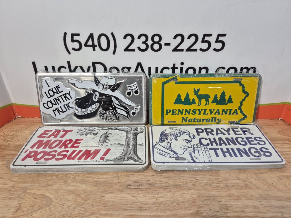 Novelty License Plates (45+/- Included)