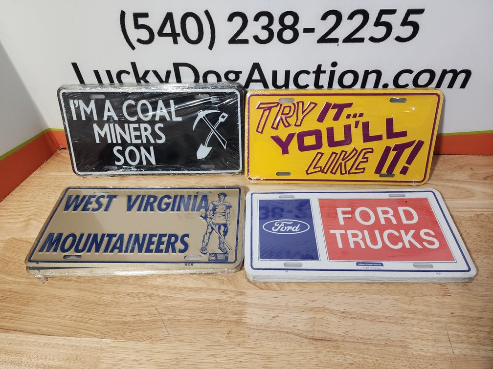 Assorted Novelty License Plates (45)+/- Included 