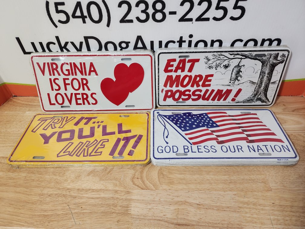 Assorted Novelty License Plates (45)+/- Included 