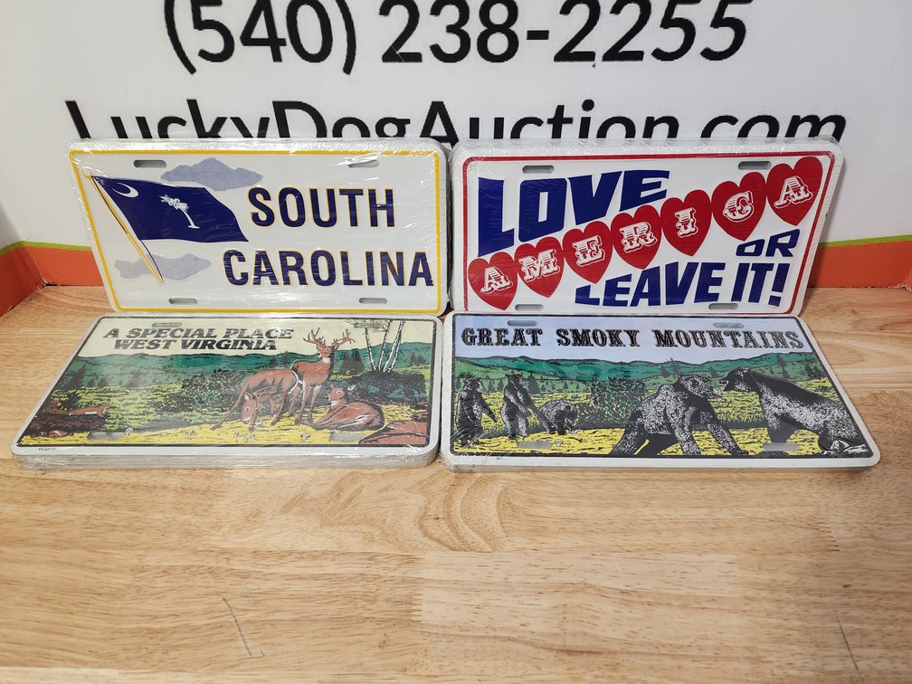 Assorted Novelty License Plates (45)+/- Included 