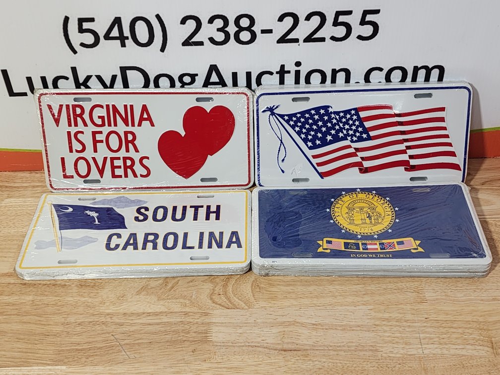 Assorted Novelty License Plates (45)+/- Included 