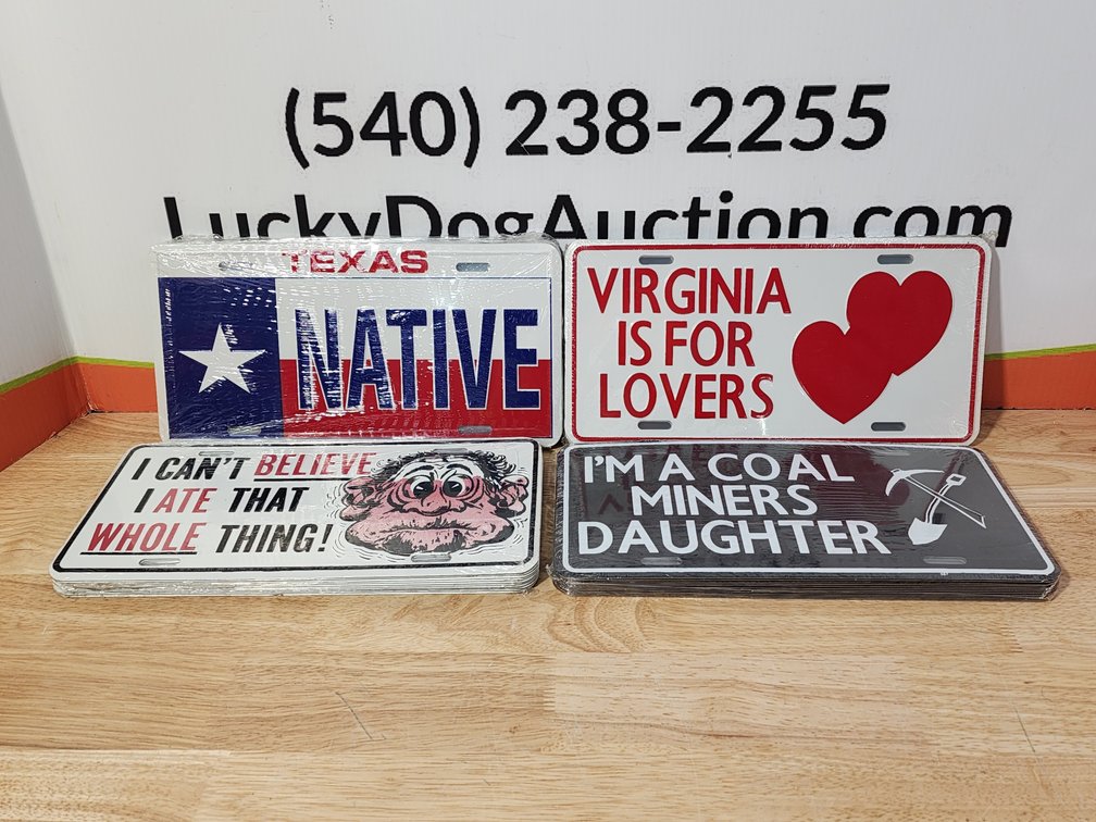 Assorted Novelty License Plates (45)+/- Included 