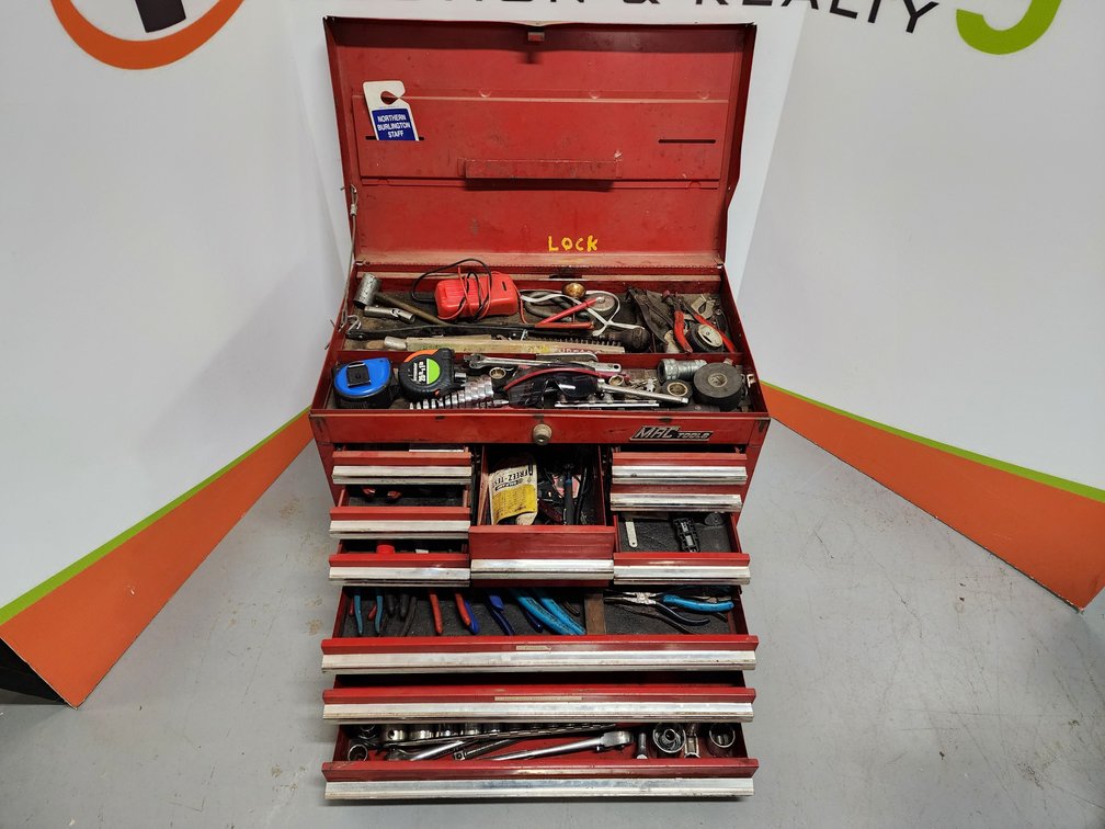 Mac Tools 10 Drawer Top Toolbox w/ Tools 