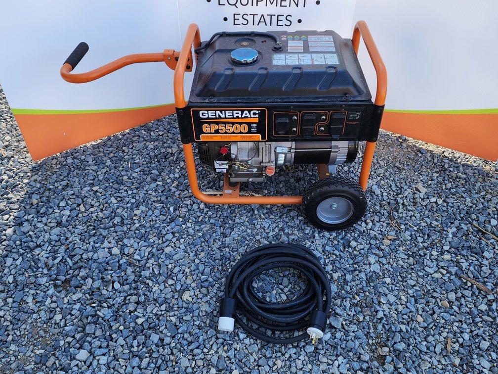 Generac GP 5500 Running Watt Generator w/ 30 Amp Power Cord 