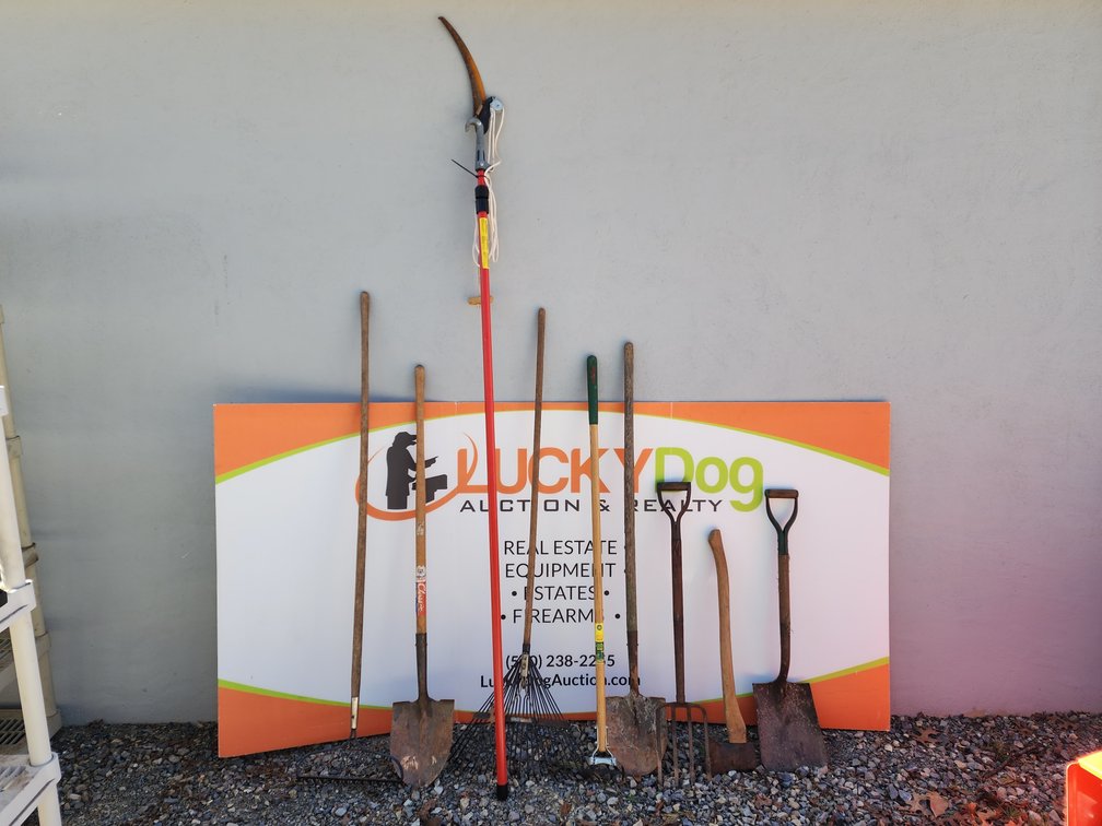 Assorted Yard Tools (9) Included 