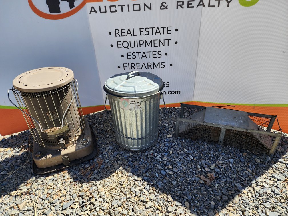 Haveaheart Animal Trap - 10 Gallon  Galvanized Metal Trash Can - Kerosene Heater