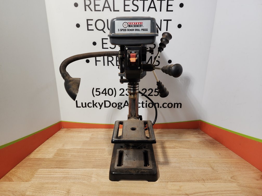 Central Machinery 5 Speed Bench Drill Press 