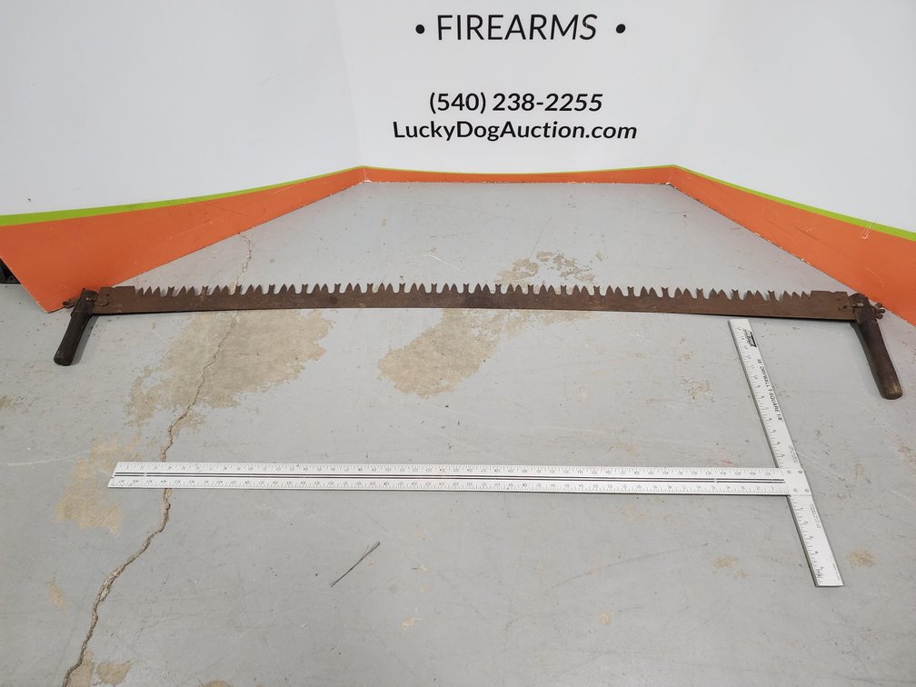 Two Man Crosscut Saw Measures 70" Long - 48" Drywall T Square 