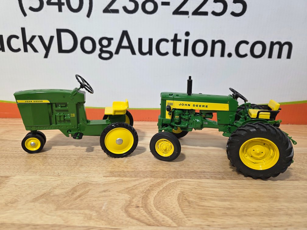 John Deere Model D 65 Erytl Die Cast Tractor - John Deere 330 Die Cast Tractor 