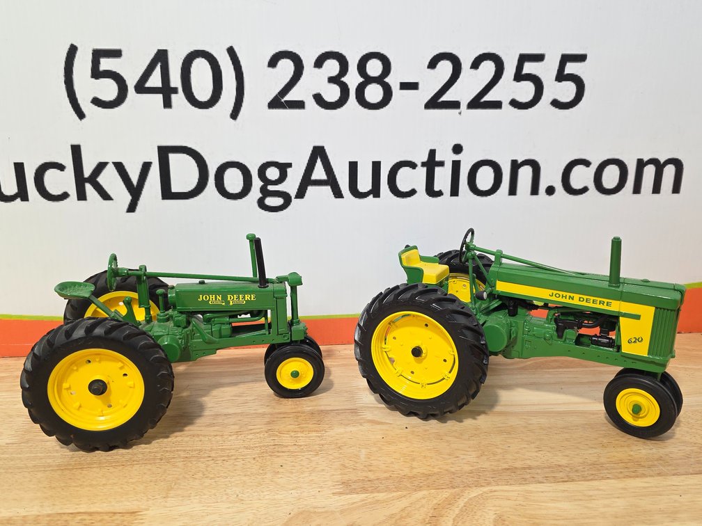 (2) John Deere Die Cast Tractors