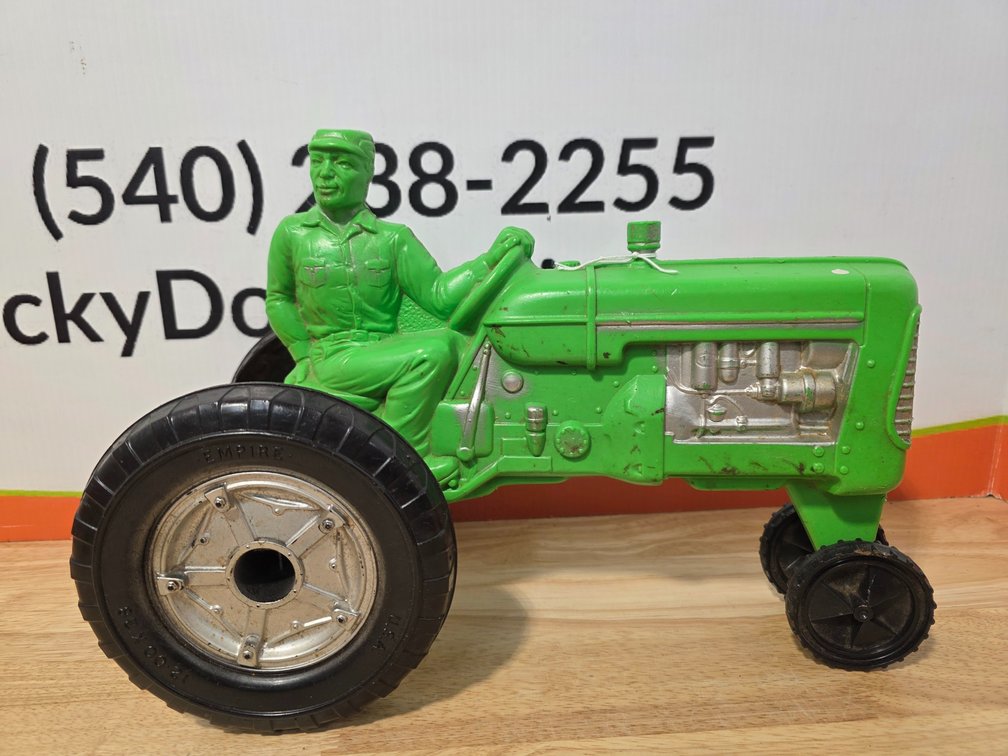 Vintage Empire Blow Mold Plastic Toy Farm Tractor