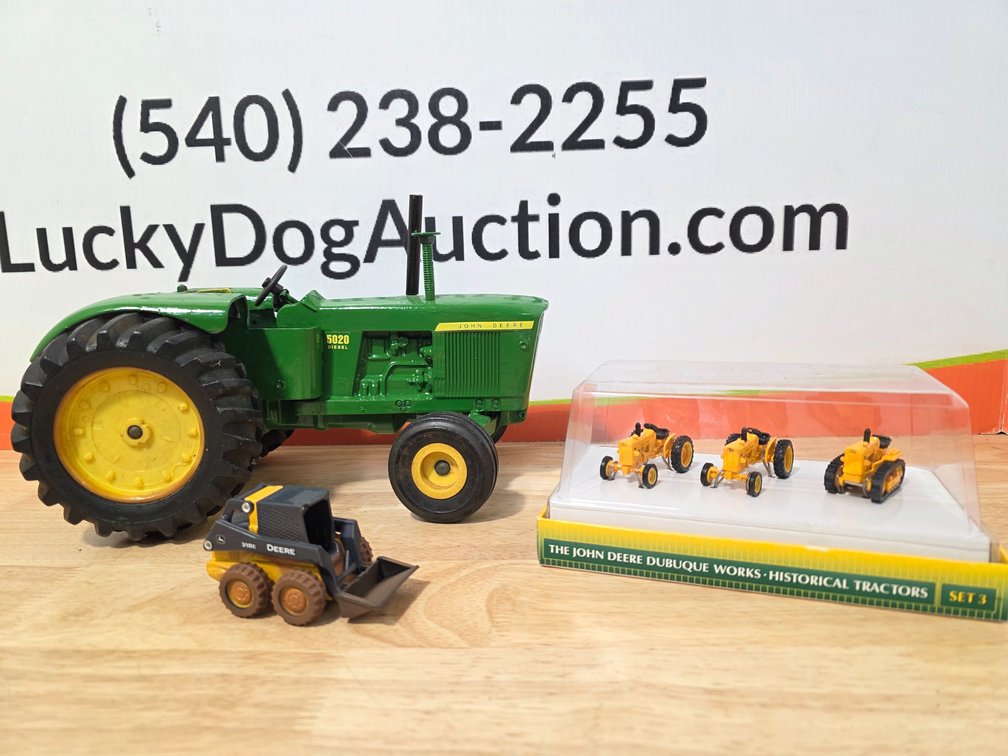 John Deere 5020 Diesel Die Cast Tractor - The John Deere Dubuque Works Historical Tractors Set of 3 - John Deere 318E