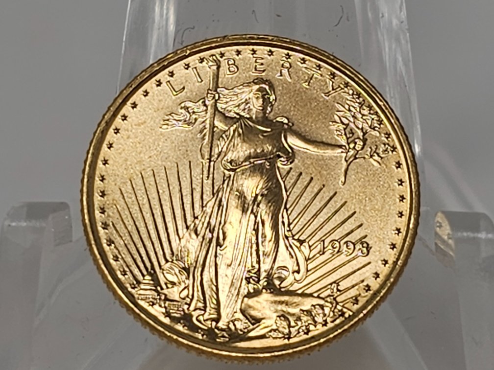1998 American Gold Eagle 1/10th Oz Pure Gold - Sigma Tested