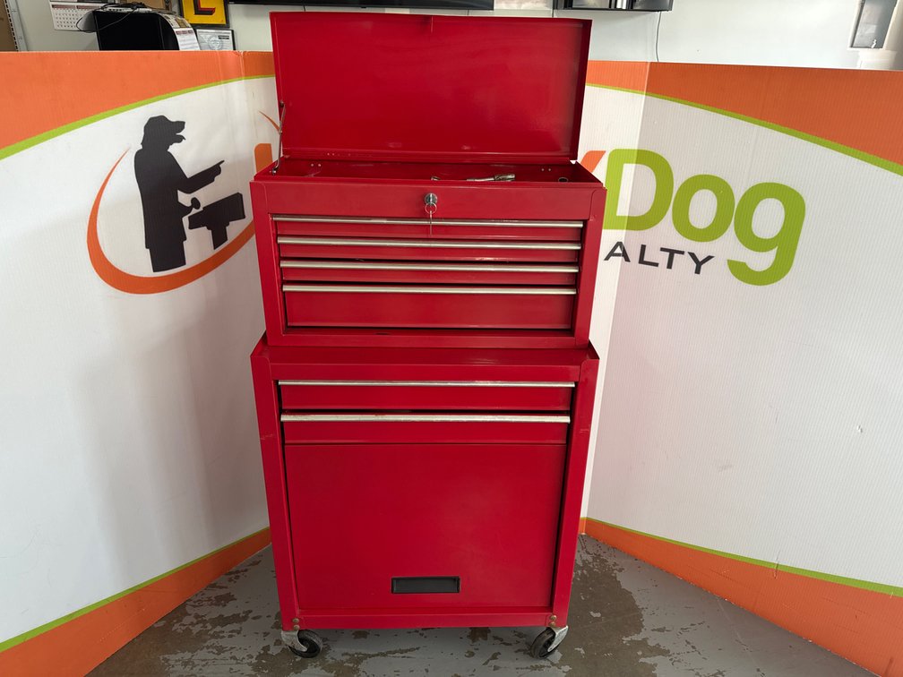 7 Drawer Metal Toolbox w/ Keys and Tools 