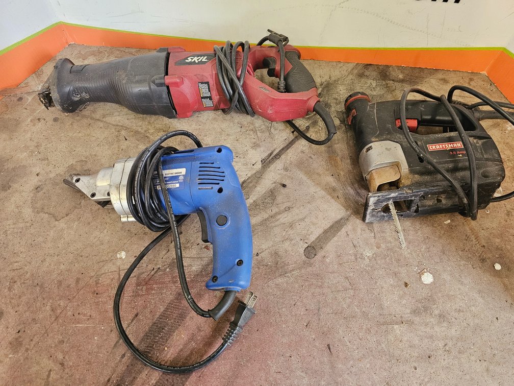 Eastwood Electric Shears - Skil Sawzall - Craftsman Jig Saw