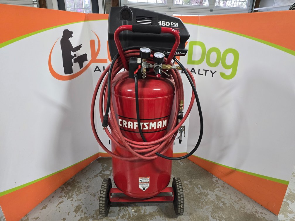 Craftsman 26 Gallon 150 PSI Air Compressor - w/ Air Hose - Worked When Tested