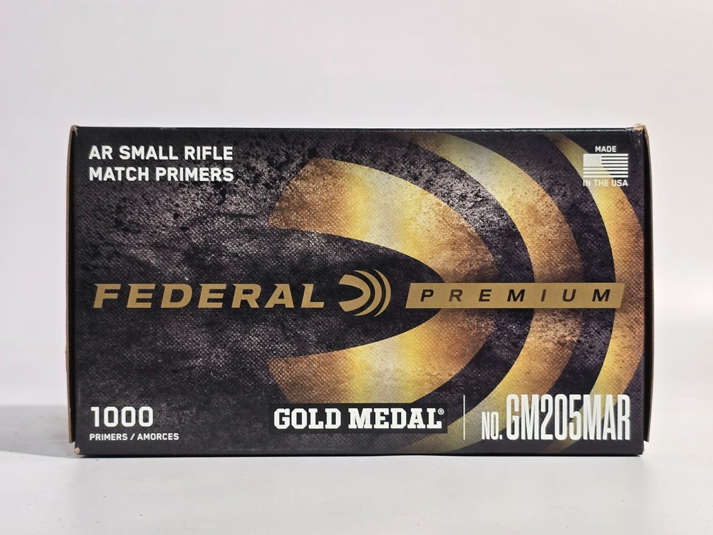 Federal Premium Gold Medal AR Small Rifle Primers - Brick of 1000