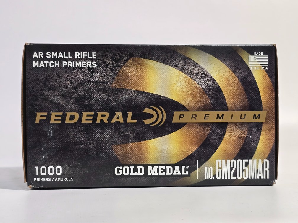 Federal Premium Gold Medal AR Small Rifle Primers - Brick of 1000