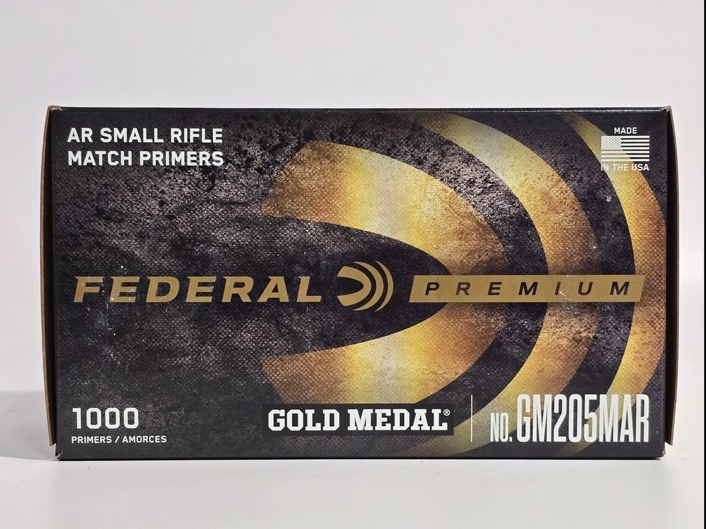 Federal Premium Gold Medal AR Small Rifle Primers - Brick of 1000