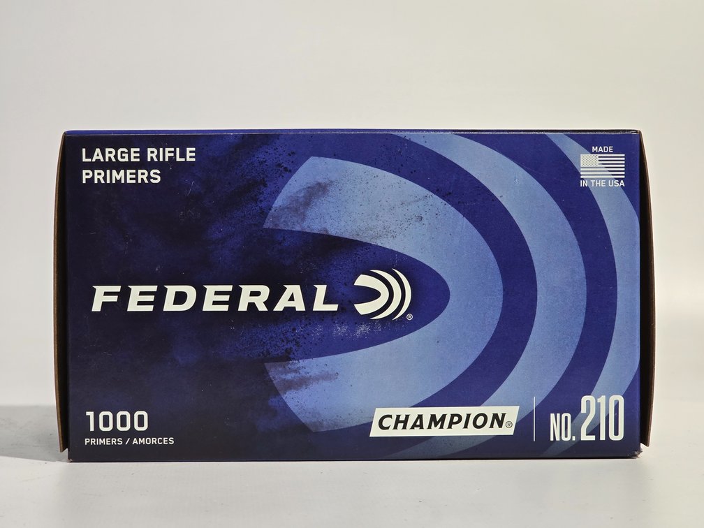 Federal Premium Champion No. 210 Small Rifle Primers - Brick of 1000