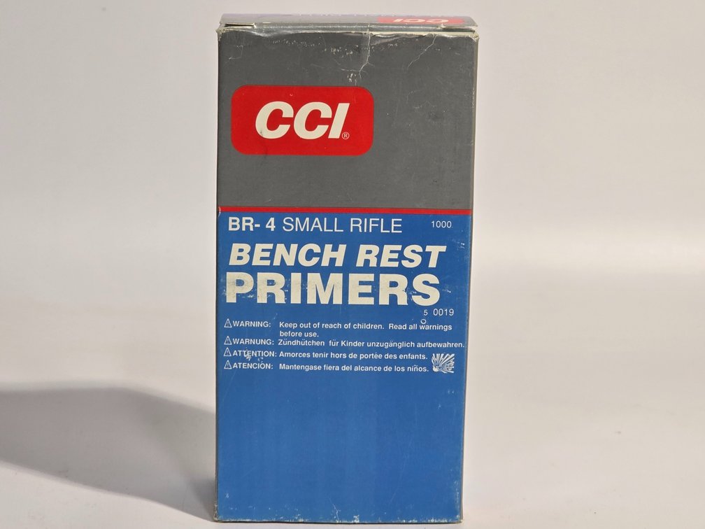 CCI BR-4 Small Rifle Benchrest Primers - Approx. 800 Primers