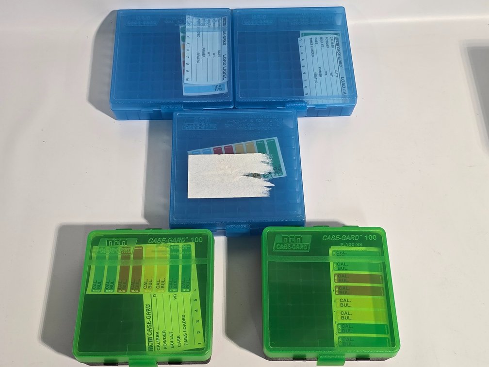 (5) Case Gard Small Caliber Ammo Storage Boxes