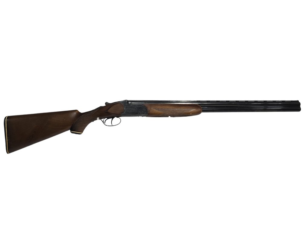 Argonaut Arms Saraketa Over/Under 12 Ga - Twin Triggers - 28" Fixed Choke Barrels - Serial E8943
