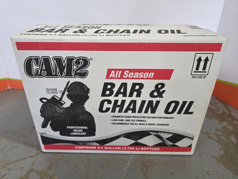 CAM2 All Season Bar and Chain Oil - Contains 3 - 1 Gallon Bottles
