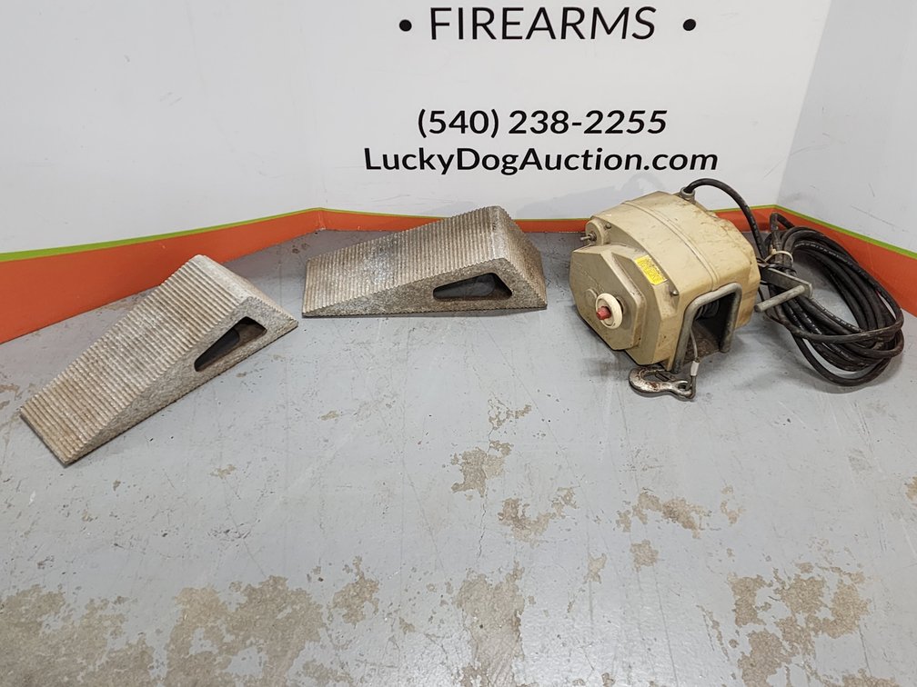 Sears Electric Winch - Wheel Choks (2) 