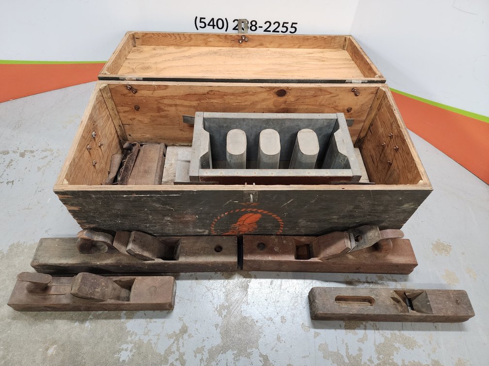 Hand Planers (3) - Wooden Storage Box - Concrete Block Mold 
