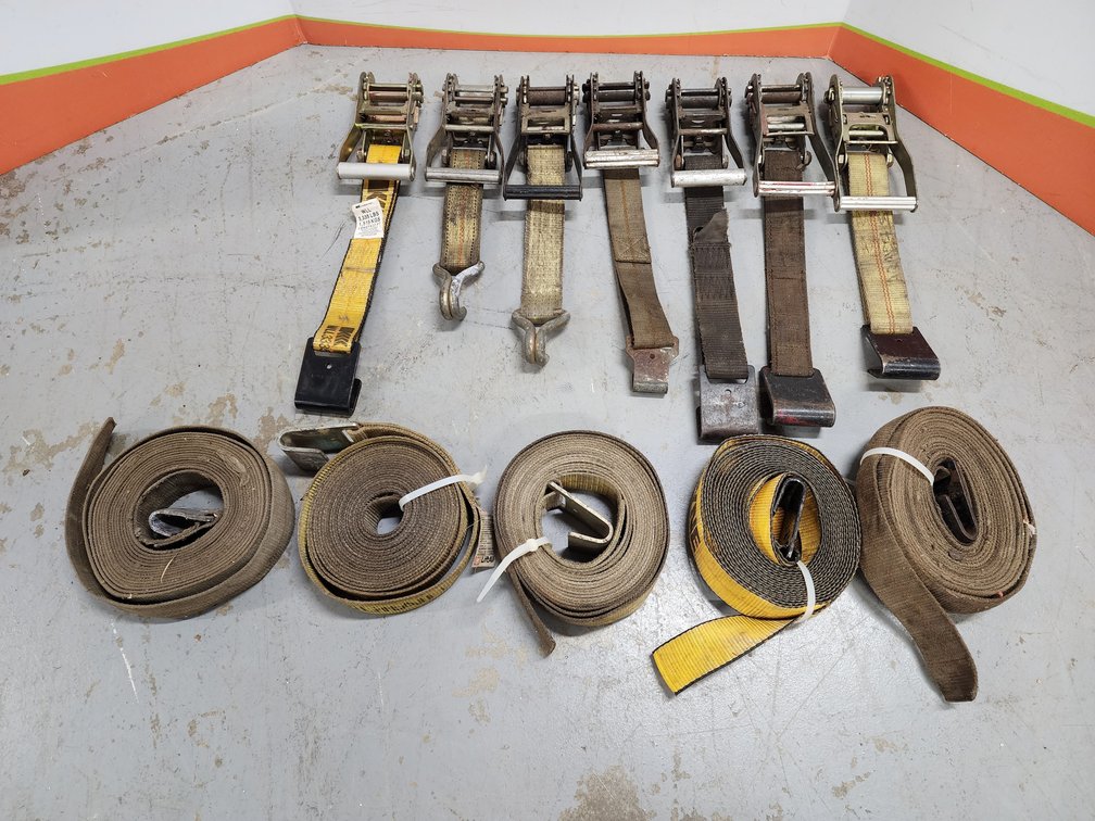 2" Ratchets (7) and 2" Straps (5) 