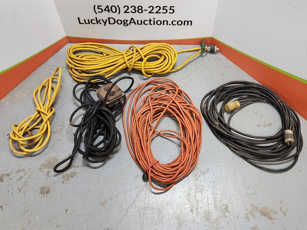 Extension Cords (5) Included Various Lengths 