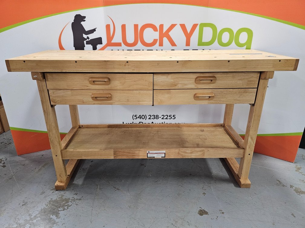 60" Workbench - Measures 34" Tall x 60" Wide x 20" Deep